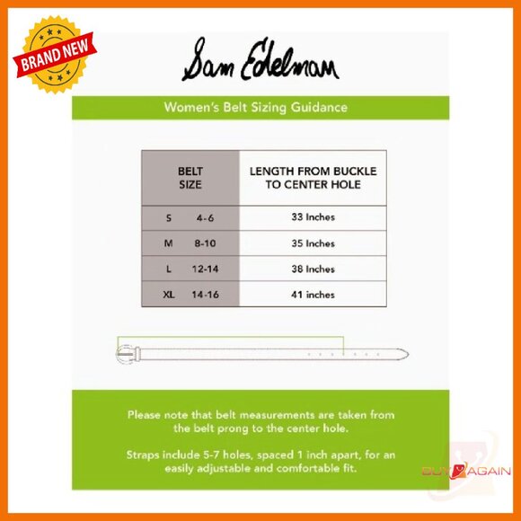 Skinny Logo Buckle Belt Adjustable Loop Fashion Trouser Accessory - Picture 8 of 8